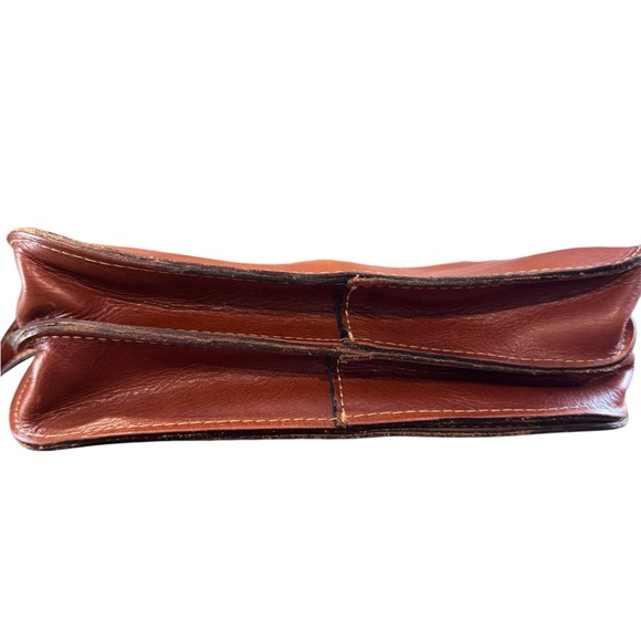 Patricia Nash Brown Floral Embossed Crossbody Bag - Picture 6 of 12